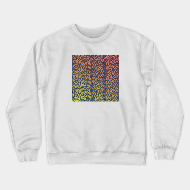 Abstract Psychedelic Fluid Crewneck Sweatshirt by JoeStylistics